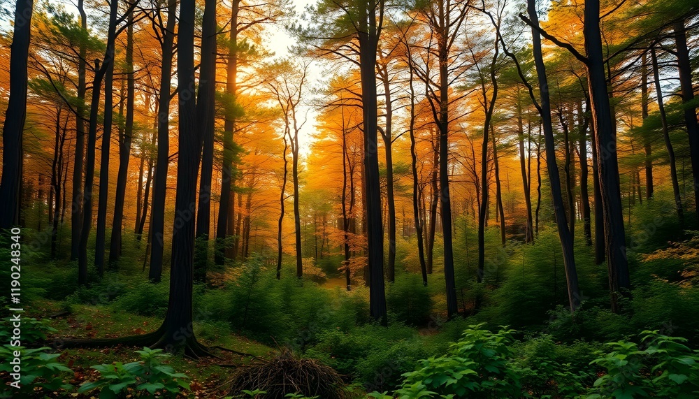 Obraz premium Autumn Forest Beauty