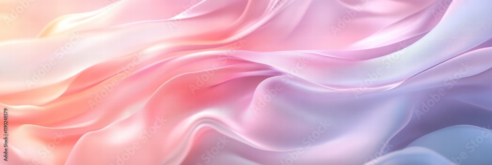 Fototapeta premium A dreamy sky with clouds and soft pastel colors, abstract natural background