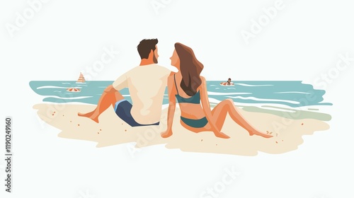 couple on the beach