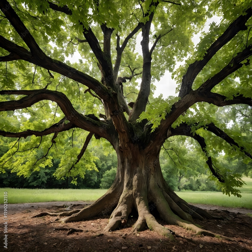 Nature's Harmony: Chestnut Tree as a Home to Squirrels and Birds Nature's Harmony: Chestnut Tree as a Home to Squirrels and Birds