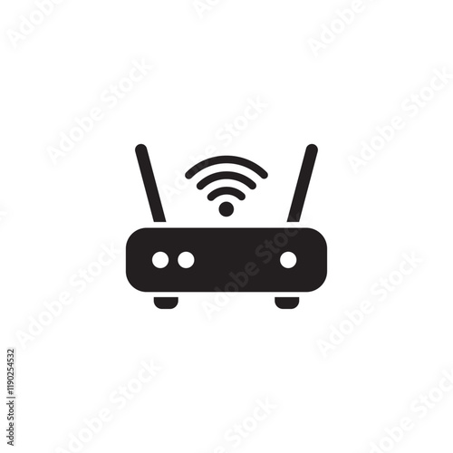 Wireless router icon 
