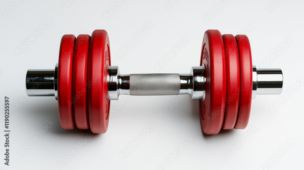 dumbbell isolated on white background
dumbbell isolated on white background