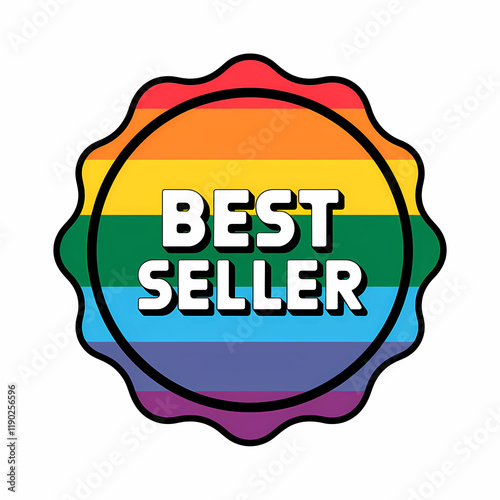 Best Seller Sticker photo