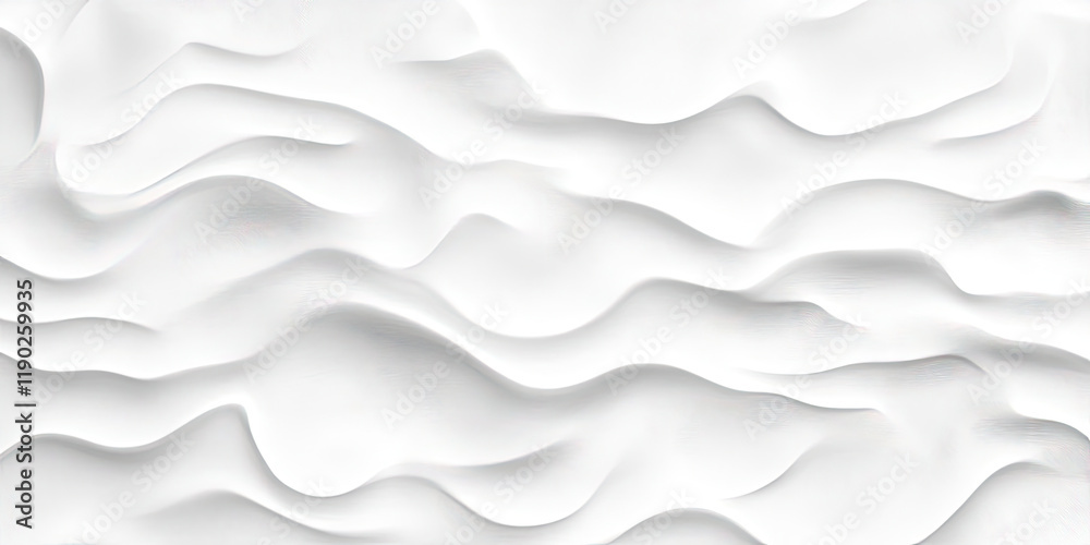 Fototapeta premium An abstract image of flowing, white fabric creating a swirling, almost sculptural effect
