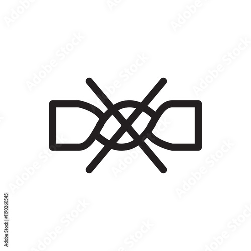 do not wring icon 
