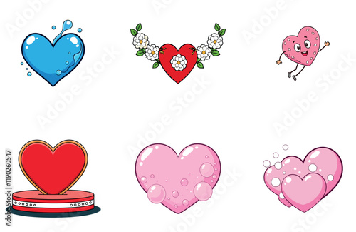 Romantic Valentine Bundle - A Charming Collection Icons
