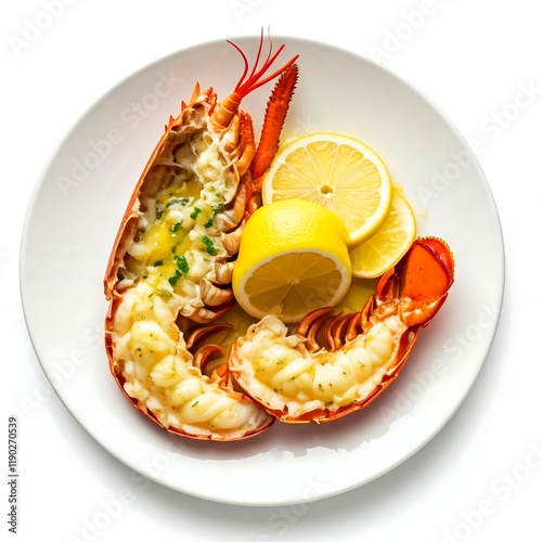 A mouthwatering grilled lobster dish with spicy seasoning, bold flavors and premium seafood.lobster, grilled, spicy, dish, seafood, food, gourmet, bold, vibrant, fresh, delicious, premium, flavors, re photo