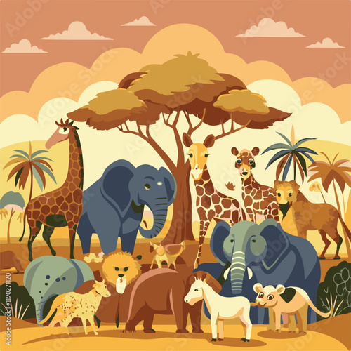 elephants in the wild