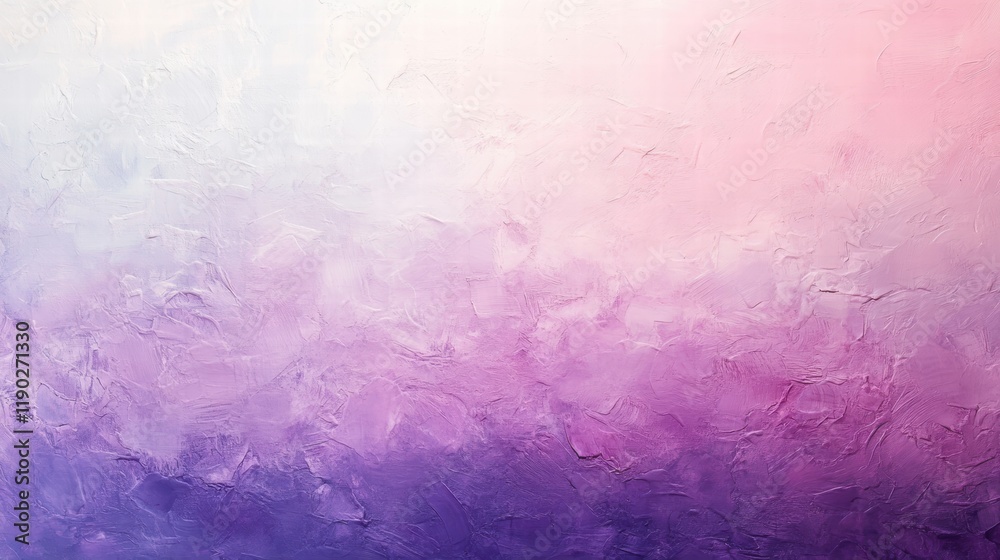 Fototapeta premium A soft pastel gradient blending from light pink to soft lavender, subtle texture