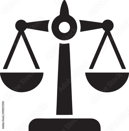 scales of justice vector