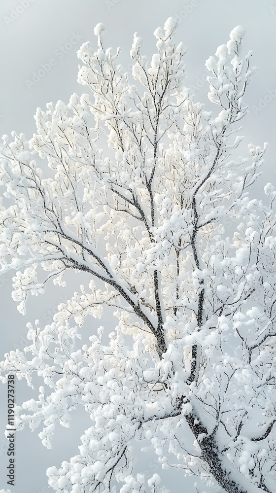 snow covered branches snow covered branches