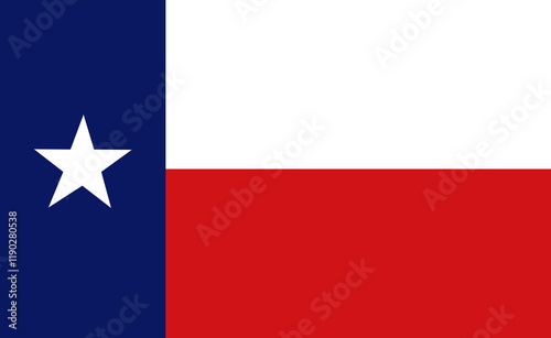 Texas flag vector icon, background, Vector illustration design template.