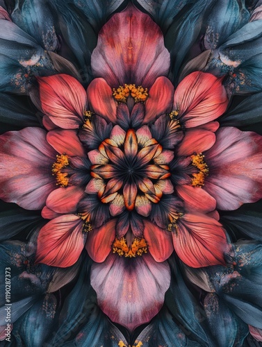 Close-up of a flower on a black background