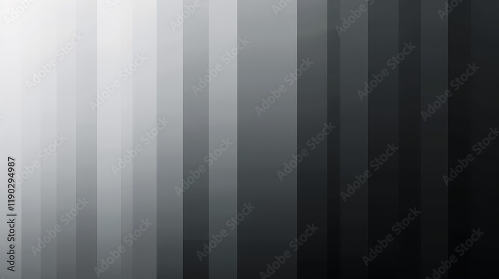 Abstract Black and White Gradient Vertical Stripes Background Abstract Black and White Gradient Vertical Stripes Background