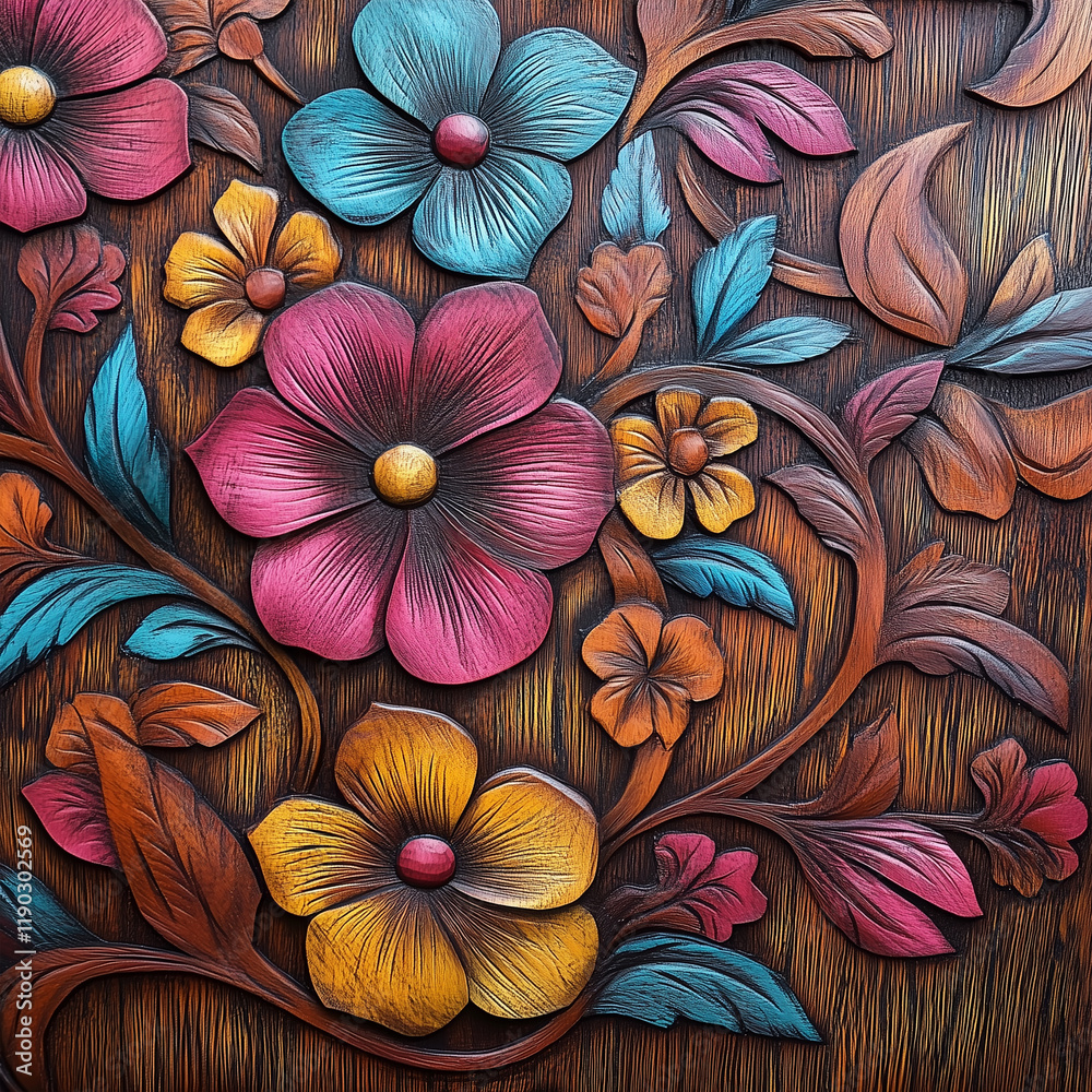 The texture of wood in various forms