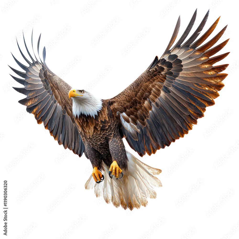 Majestic Bald Eagle in Flight: A Symbol of Freedom and Power Majestic Bald Eagle in Flight: A Symbol of Freedom and Power