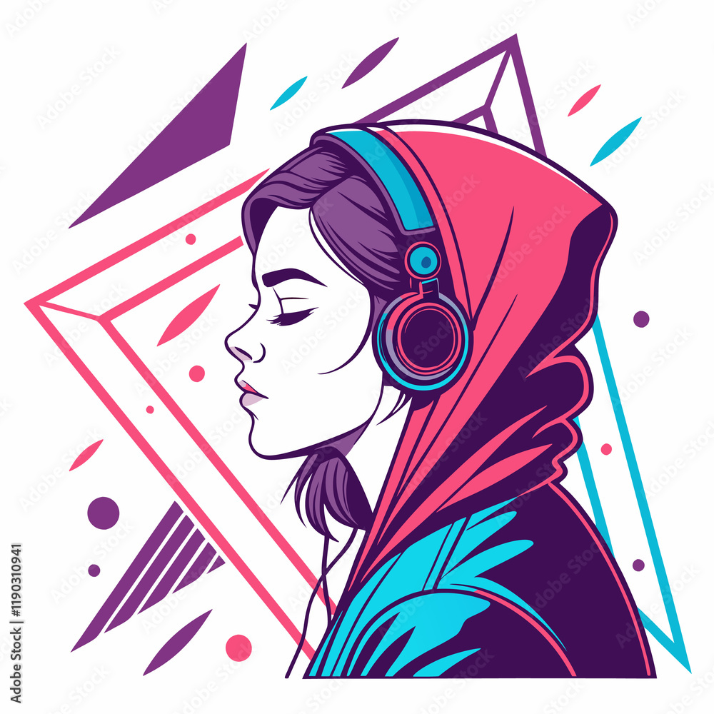 Naklejka premium design an expressive and artistic illustration of a lone 