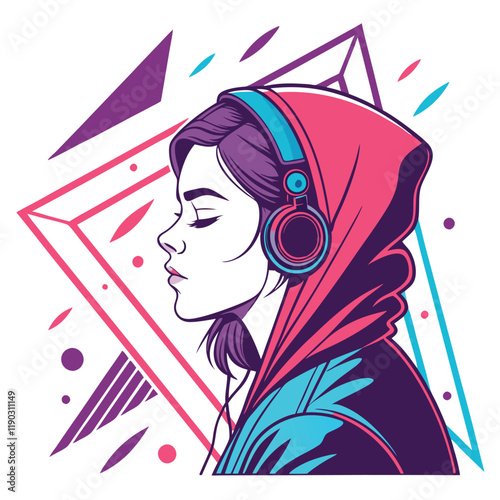 design an expressive and artistic illustration of a lone eps