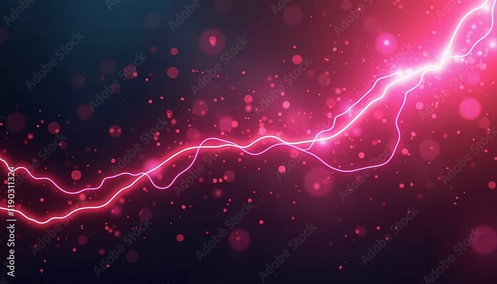 Fototapeta premium Electric pink glowing streaks dark grainy black pink background noise texture modern dynamic poster header cover wallpaper banner backdrop design.