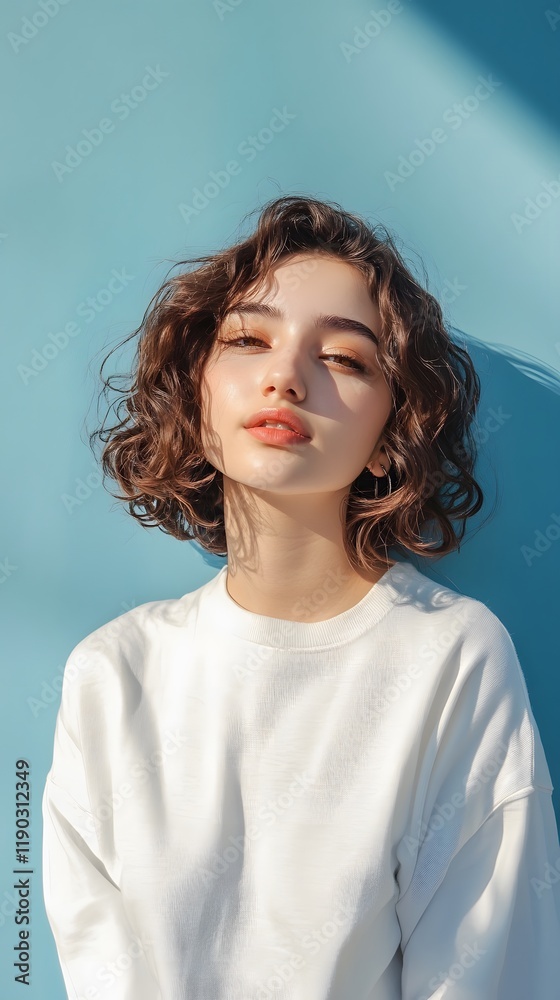 Soft pastel blue background with clean, fading gradient Soft pastel blue background with clean, fading gradient