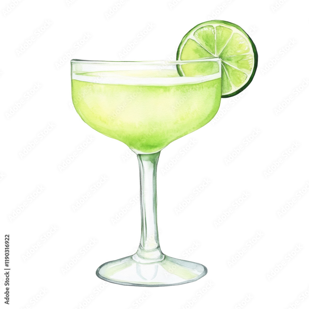 cocktail with lime and mint on transparent background cocktail with lime and mint on transparent background