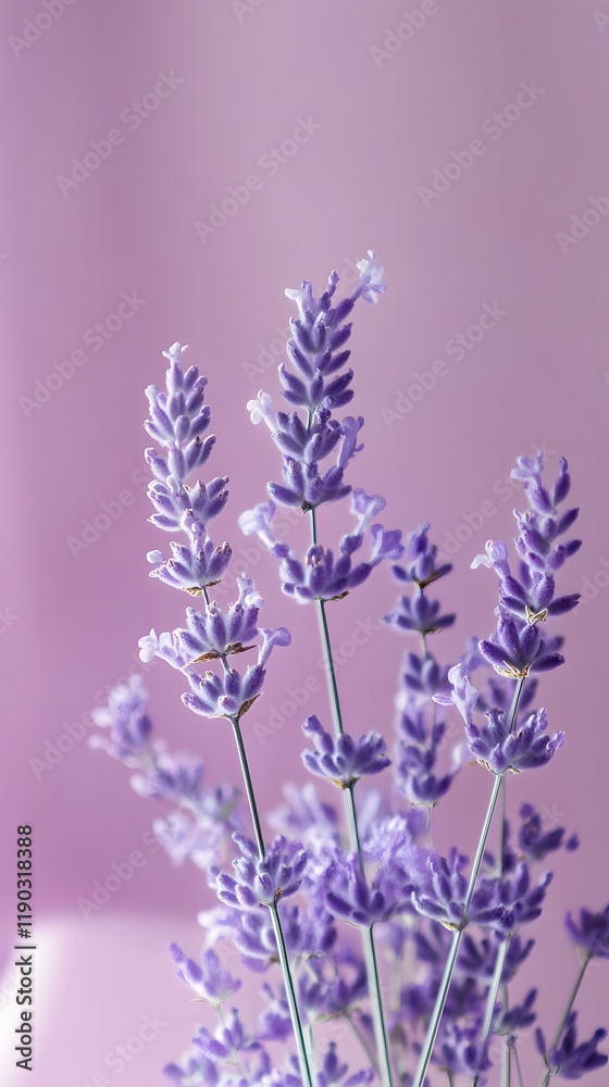 Obraz premium Soft pastel lavender gradient color background