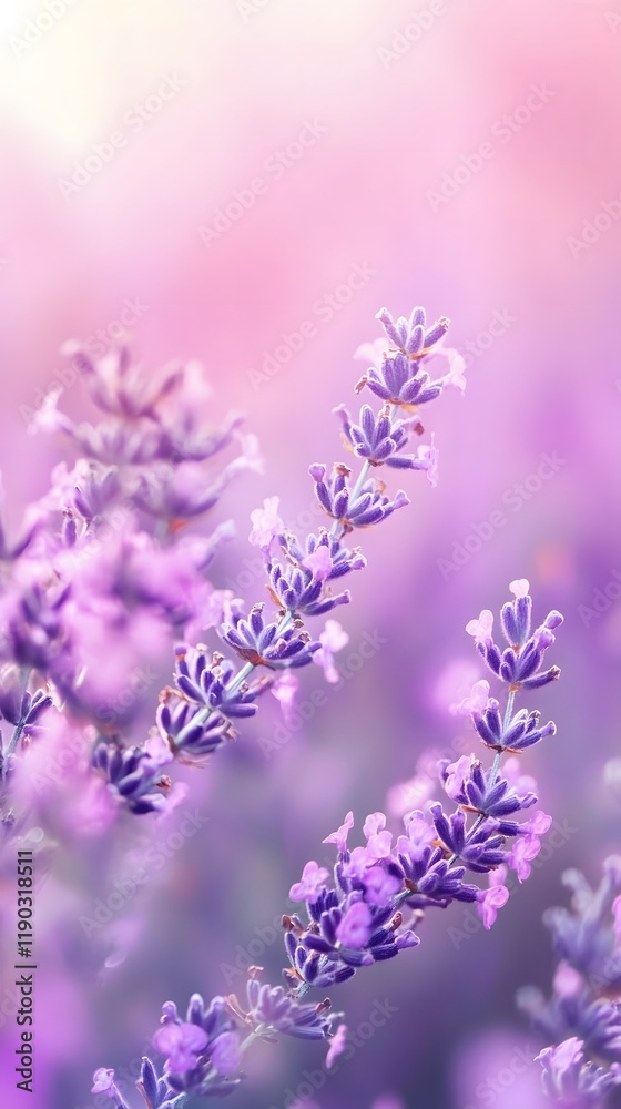 Obraz premium Soft pastel lavender gradient color background