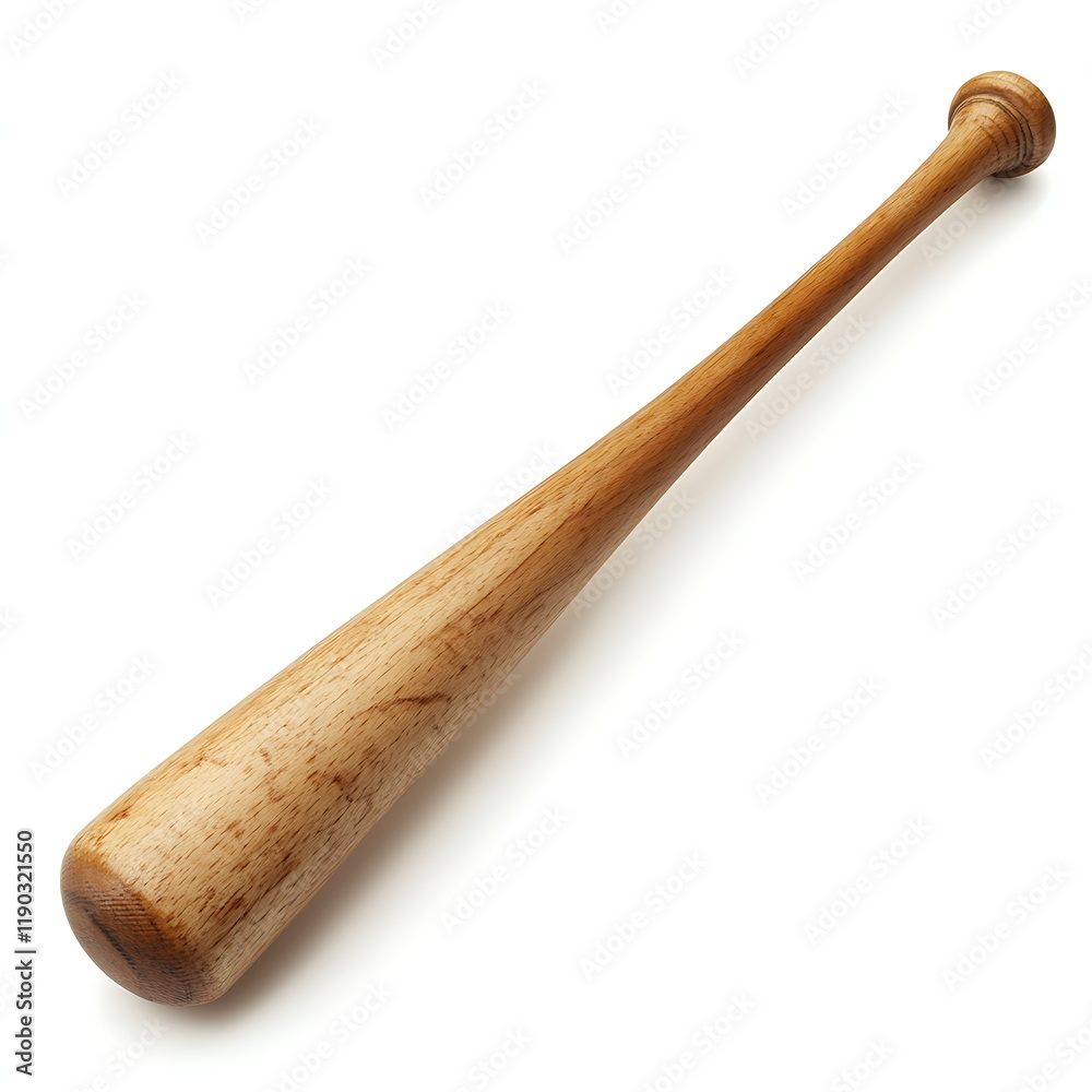 Hyperrealistic photograph of a wooden baseball bat Hyperrealistic photograph of a wooden baseball bat