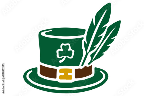 Saint Patrick's day Hat clipart  design  & illustrations 