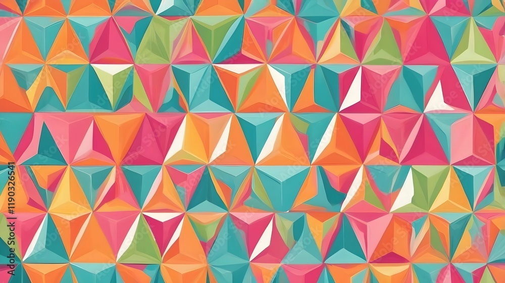Geometric colorful seamless pattern background Geometric colorful seamless pattern background
