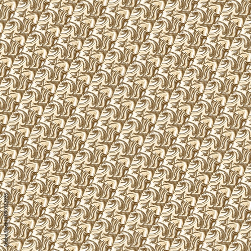 abstract background Golden geometric pattern with elegant checkered, round and natural textures