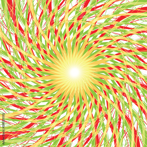 Doodle Abstract Depicting Sunrays Stock Illustration - Illustration of abstract, sunray: