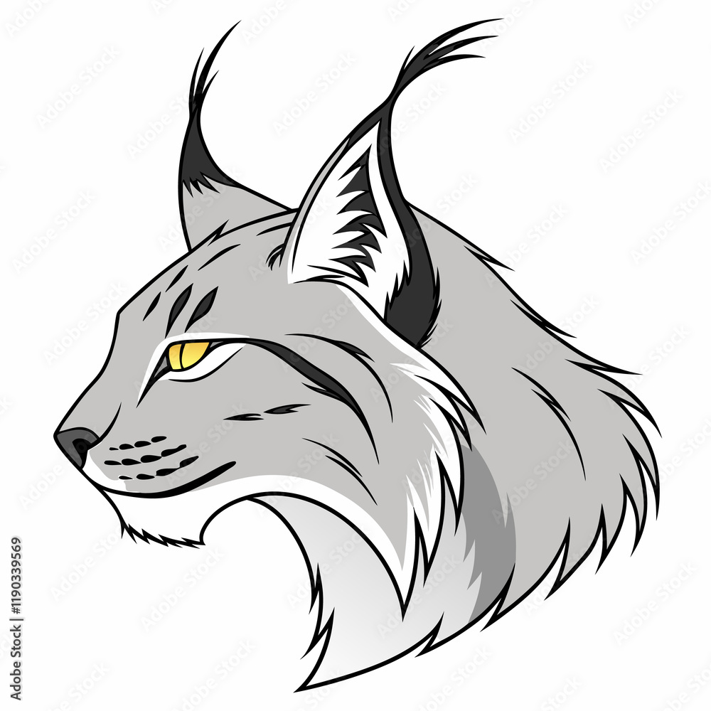 Obraz premium head of a cat