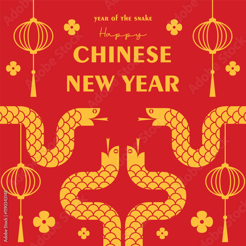 Happy chinese new year 2025 background illustration photo