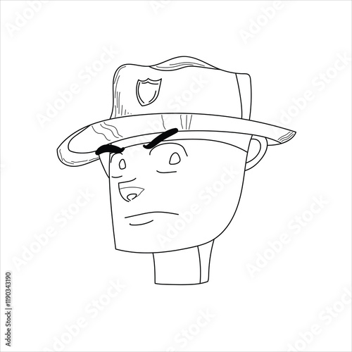 This Police Cow mascot illustration combines humor, authority, and a cool attitude, making it a perfect fit for t-shirts, hoodies, and streetwear. Featuring a tough yet fun-looking cow dressed as a po
