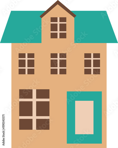 Cute Building Illustration