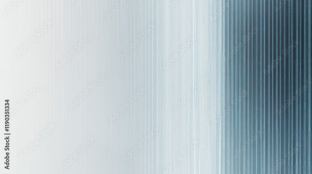 Fototapeta premium Abstract background with vertical lines transitioning from light to dark blue.