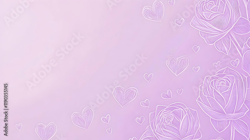 pink background with flowers