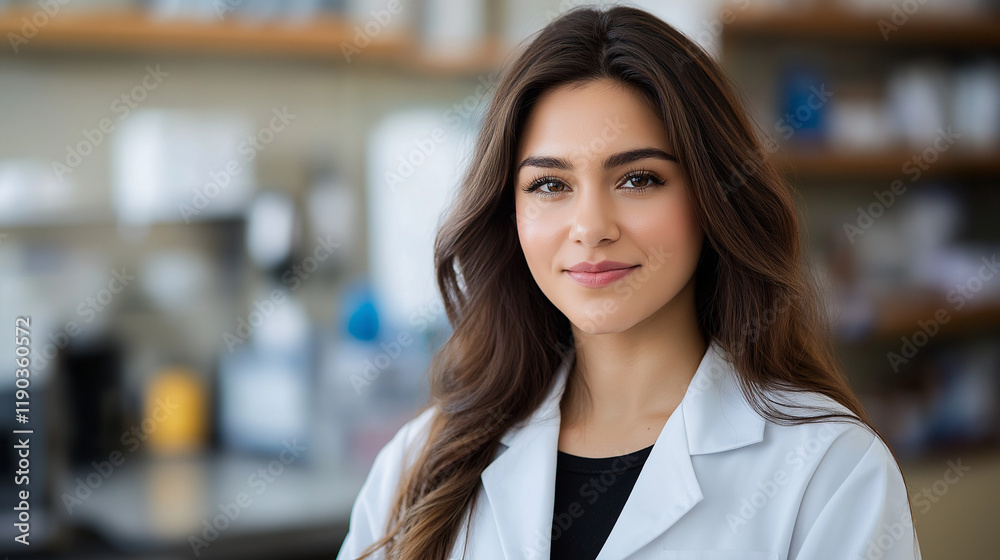 Latin American scientist in laboratory setting. Ideal for medical research, scientific innovation, or professional excellence content. Latin American scientist in laboratory setting. Ideal for medical research, scientific innovation, or professional excellence content.