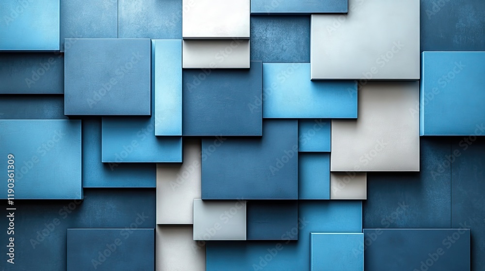 Abstract background with light blue and white geometric shapes, transitioning from light gray to medium gray Abstract background with light blue and white geometric shapes, transitioning from light gray to medium gray