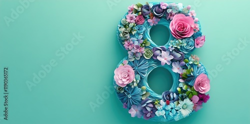 International Women's Day greeting card- 8 march.