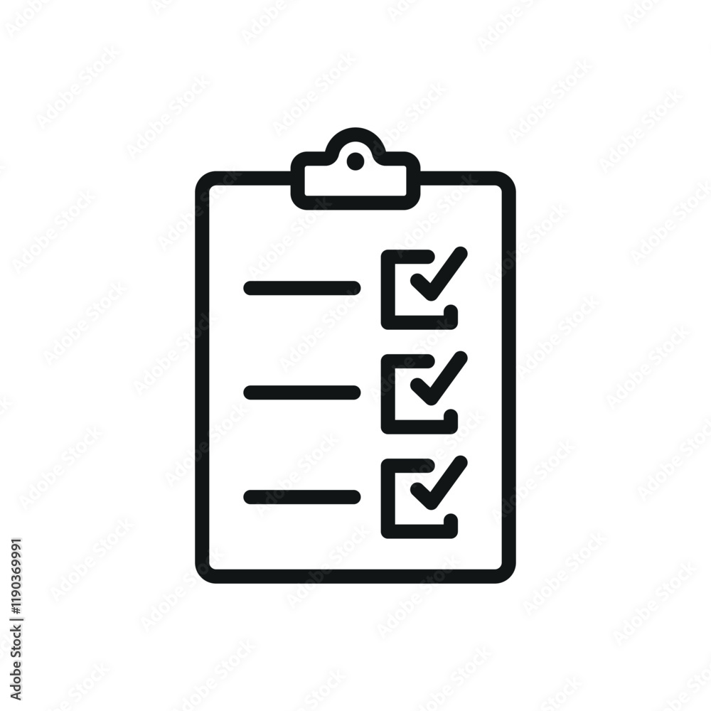 Clipboard stationary icon featuring a sleek and practical style, ideal for adding structure to productivity, paperwork, or task management-themed projects Clipboard stationary icon featuring a sleek and practical style, ideal for adding structure to productivity, paperwork, or task management-themed projects