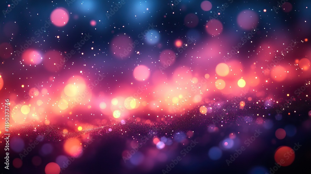 Abstract bokeh lights create a futuristic wallpaper, blending art, technology, and visual effects Abstract bokeh lights create a futuristic wallpaper, blending art, technology, and visual effects