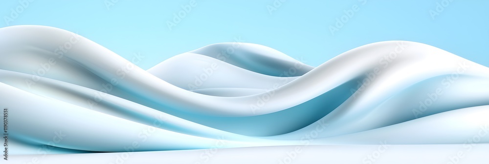 A white and blue wave with a blue ocean in the background