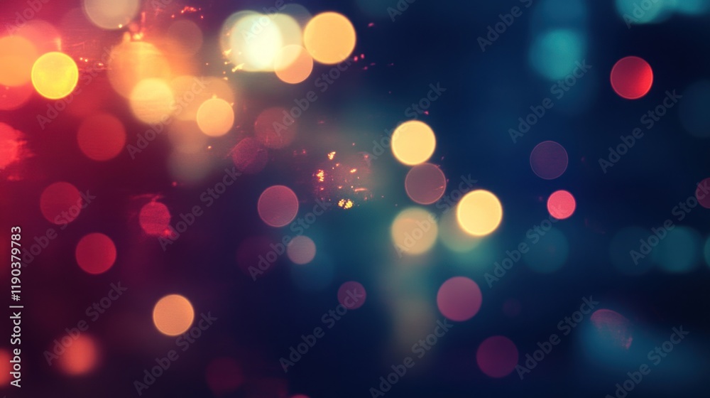 Abstract bokeh background with colorful lights and dark backdrop. Abstract bokeh background with colorful lights and dark backdrop.