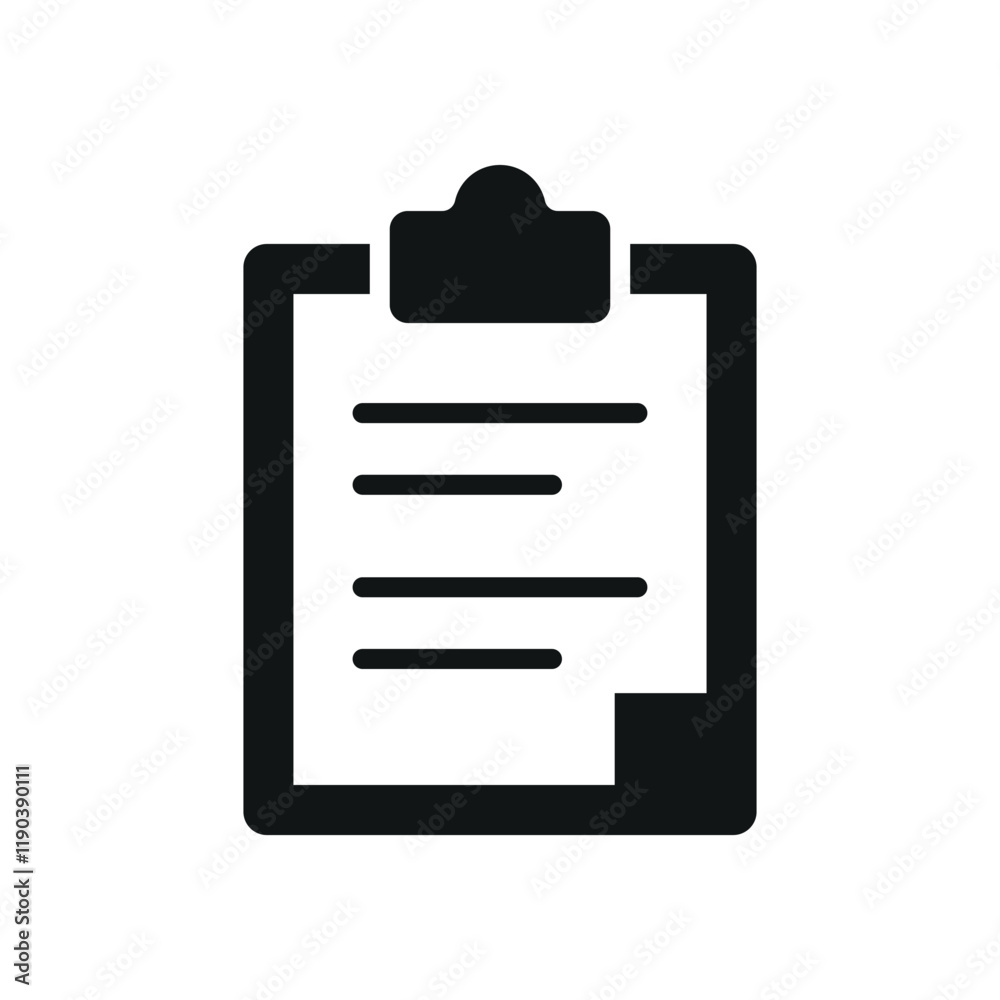 Clipboard stationary icon featuring a sleek and practical style, ideal for adding structure to productivity, paperwork, or task management-themed projects Clipboard stationary icon featuring a sleek and practical style, ideal for adding structure to productivity, paperwork, or task management-themed projects