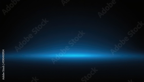 Abstract luxury gradient blue background smooth dark blue with black vignette studio banner
5