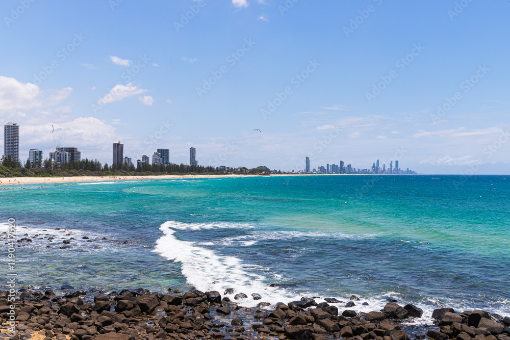 Burleigh Heads at the Gold Coast, Queensland, Australia