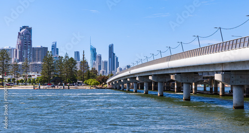 Obraz na płótnie The Gold Coast in Queensland, Australia w salonie