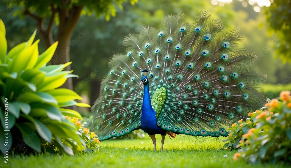 Obraz premium peacock in the wild